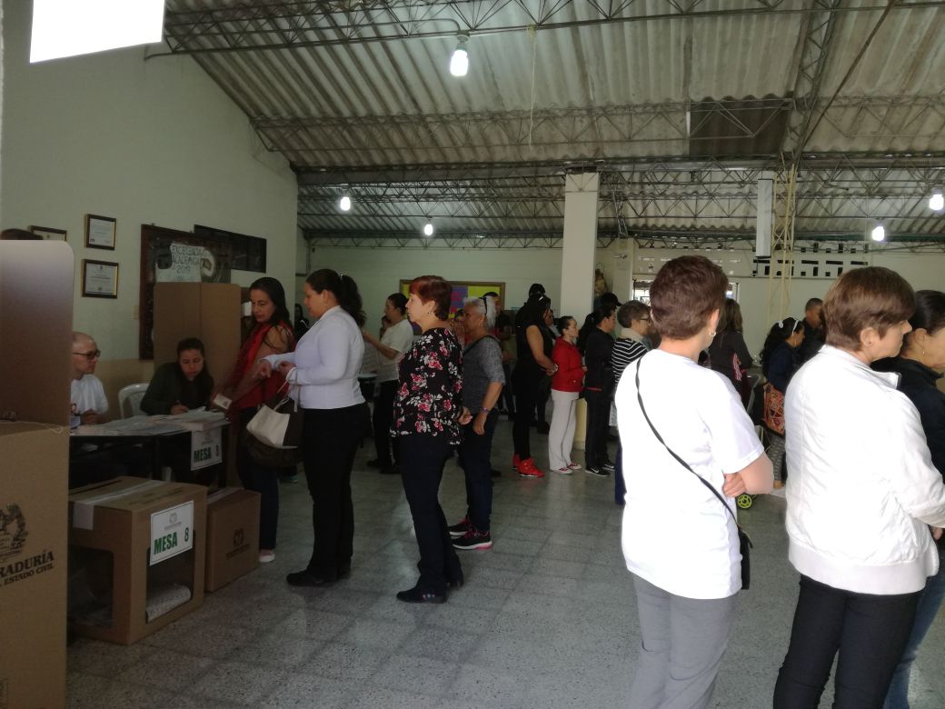 En completa calma transcurren las elecciones en La Ceja