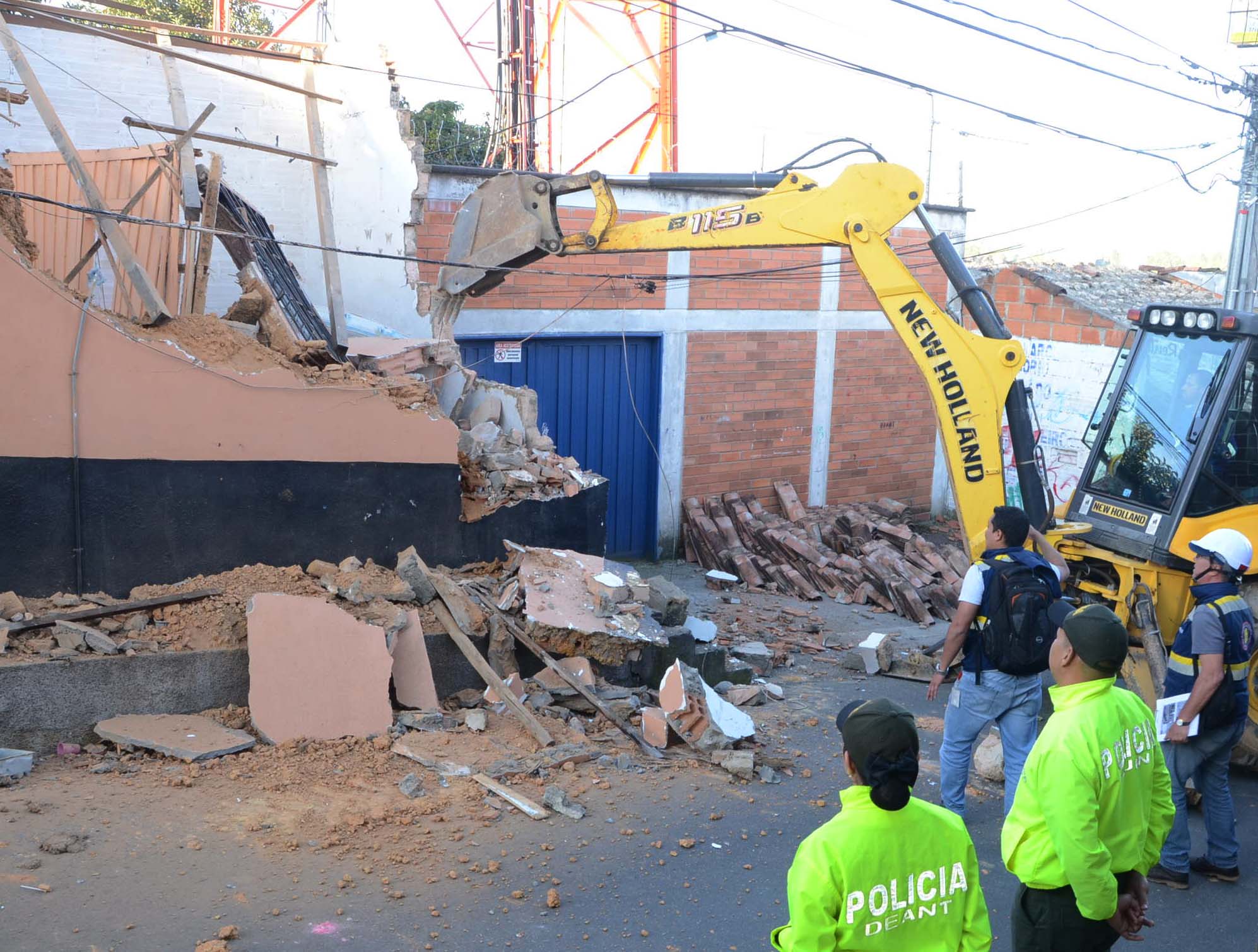 Demolidas 5 casas en Rionegro por expendio de estupefacientes