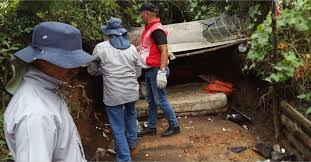 Destruyen cambuche en el barrio San Cayetano de La Ceja