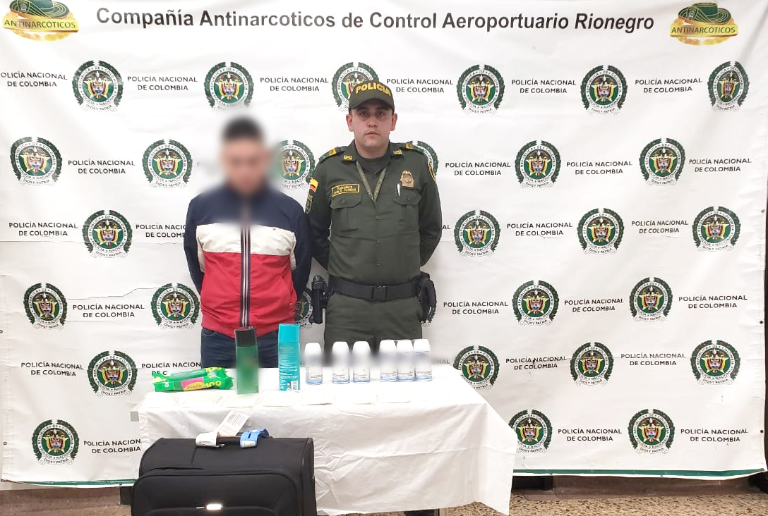 Capturan en el aeropuerto cuatro personas utilizadas para el transporte de droga