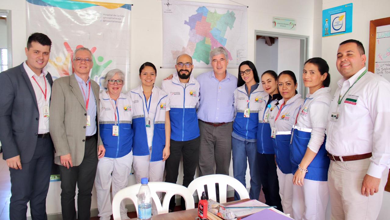 Ministro de Salud visitó el municipio de La Ceja