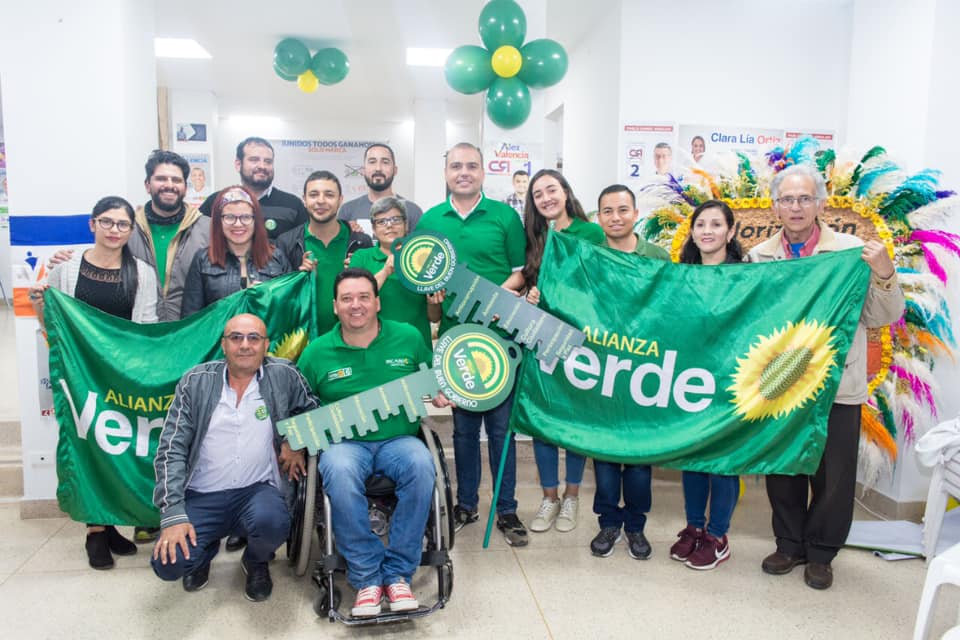 Fernando Valencia recibe apoyo del partido político Alianza Verde