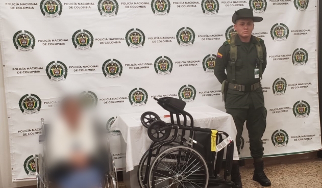 Anciana de 81 años transportaba varios kilos de cocaína en su silla de ruedas