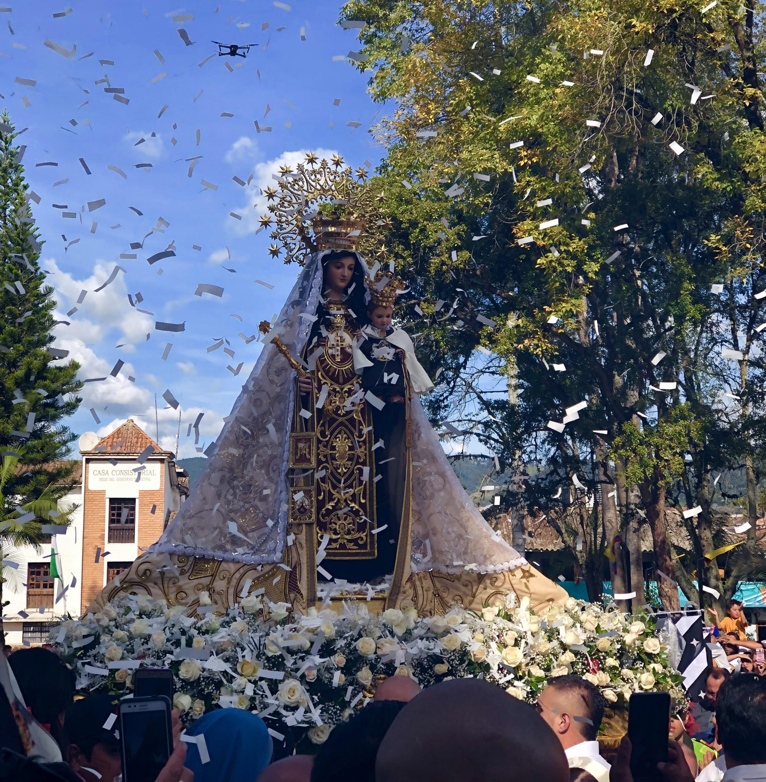 De manera extraordinaria saldrá a las calles de La Ceja la imagen de la Virgen del Carmen