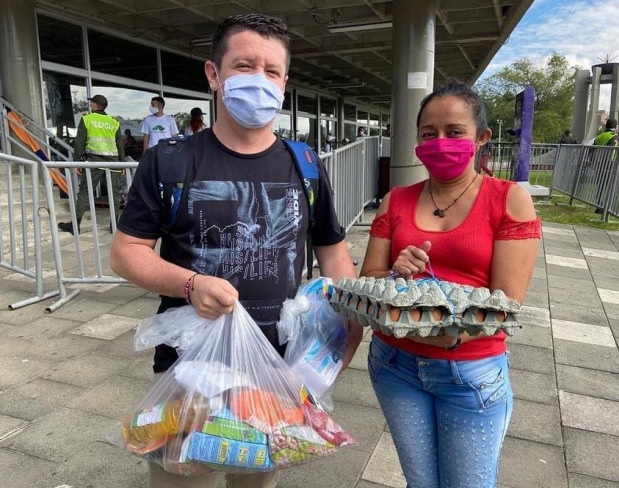 Rionegro entregó ayudas alimentarias a transportadores afectados por la pandemia