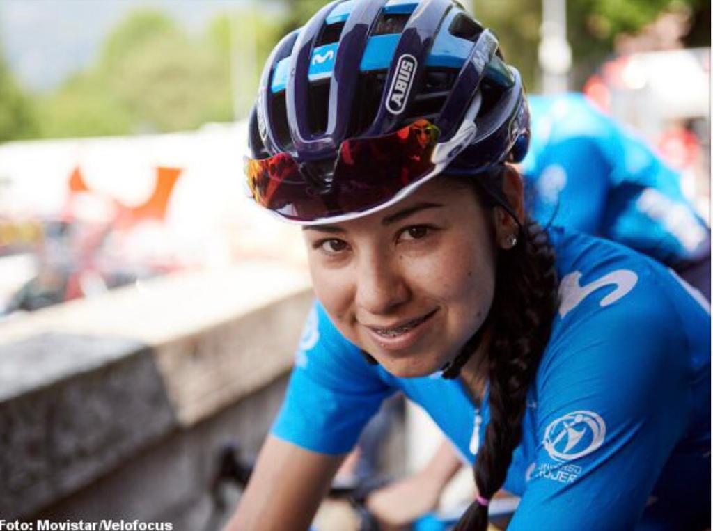 ¡Histórico! Paula Patiño, ciclista de La Ceja ingresó al top 10 del Giro Rosa 2020