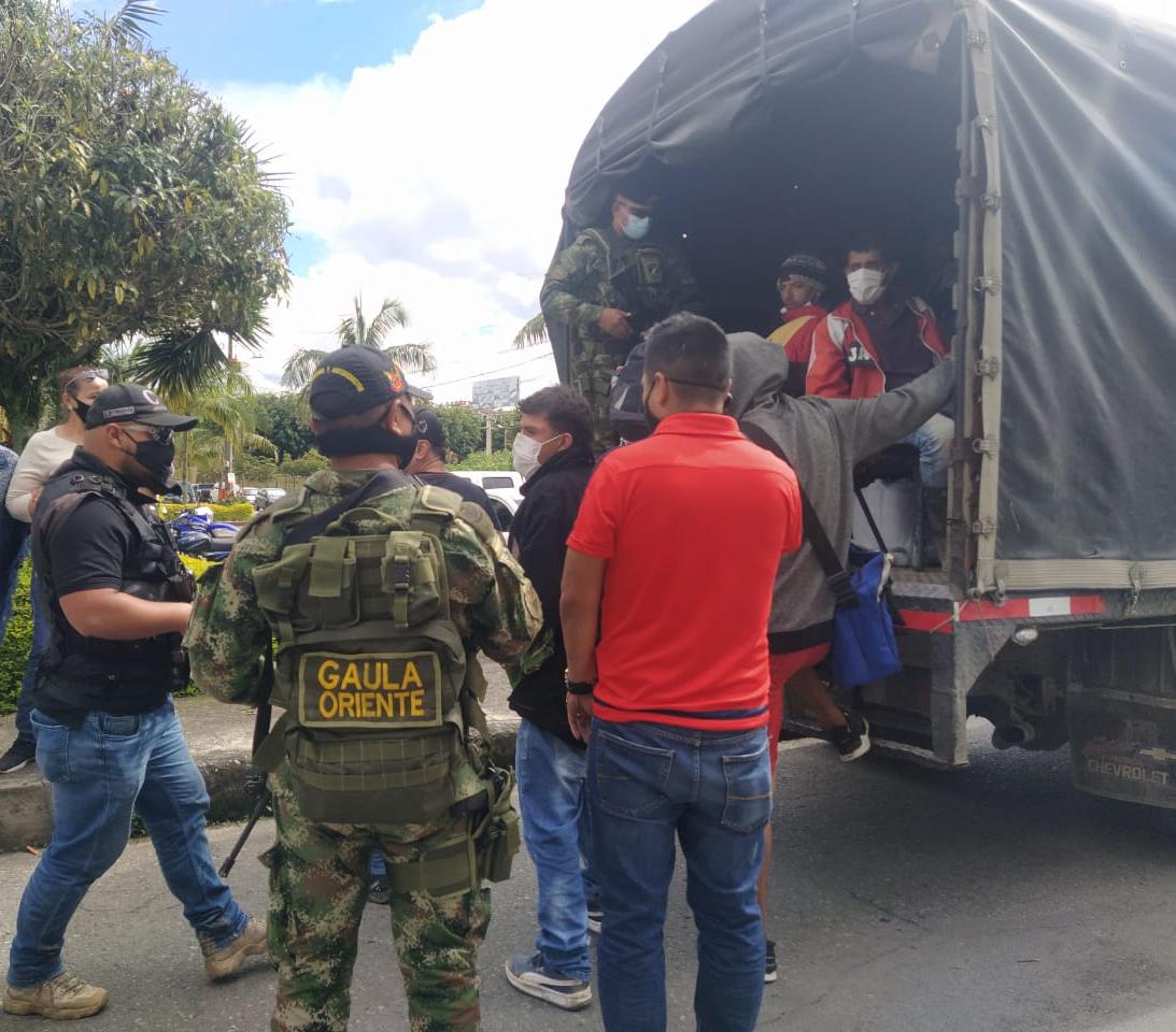 En Rionegro desarticularon organización delincuencial al servicio de “Los Chatas” 