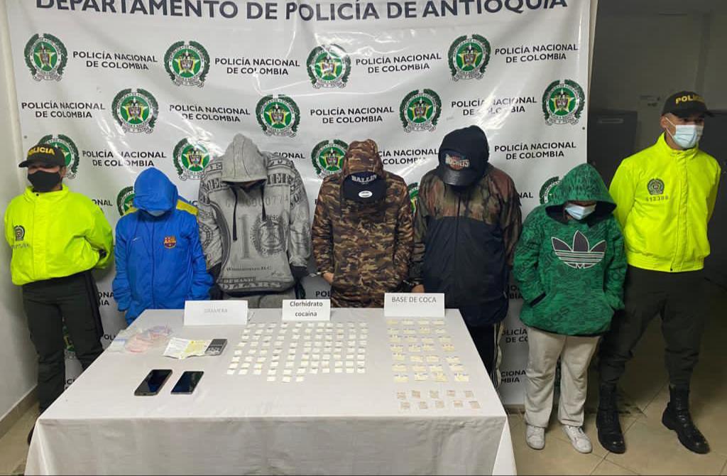 Capturan a miembros del grupo delincuencial “Los Mesa” en el municipio de La Ceja