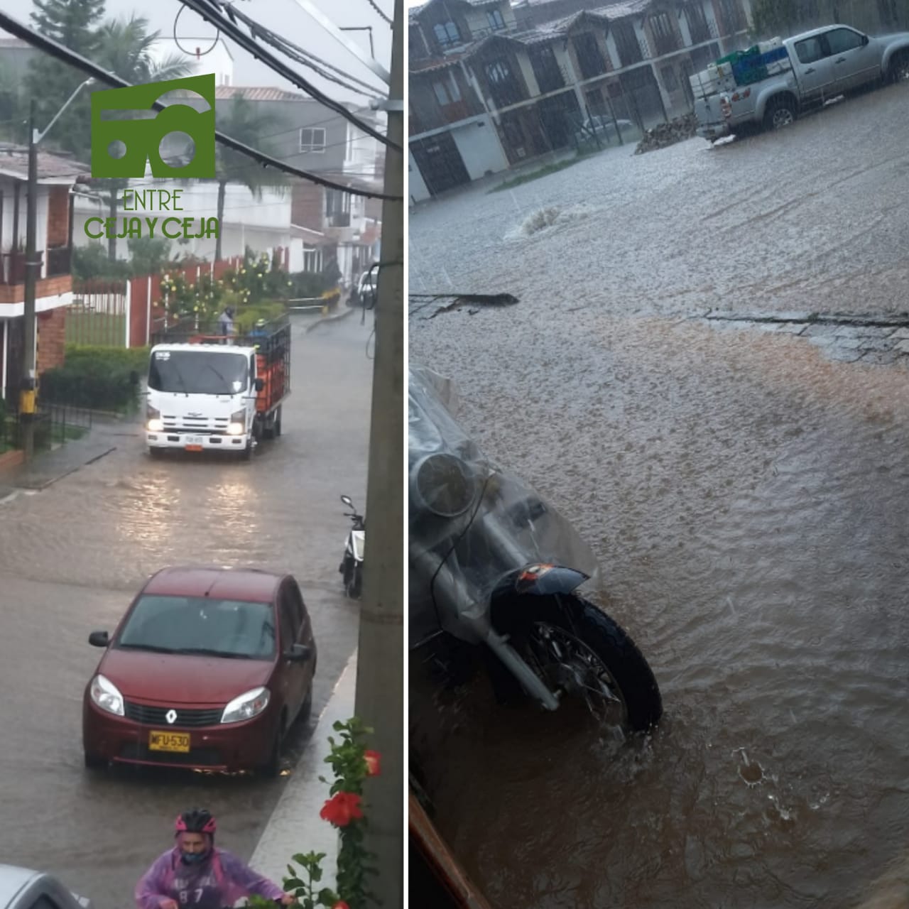 Ola Invernal: Inundados se encuentran al menos 10 barrios de La Ceja