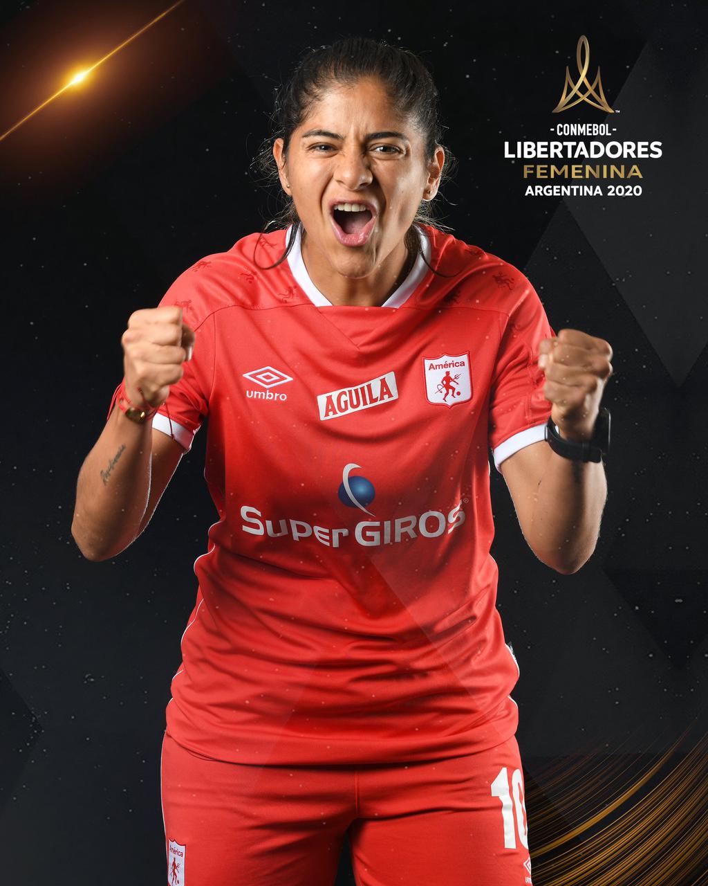 ¡Todos a votar por Catalina Usme!, nominada a Mejor jugadora de la Copa Libertadores.