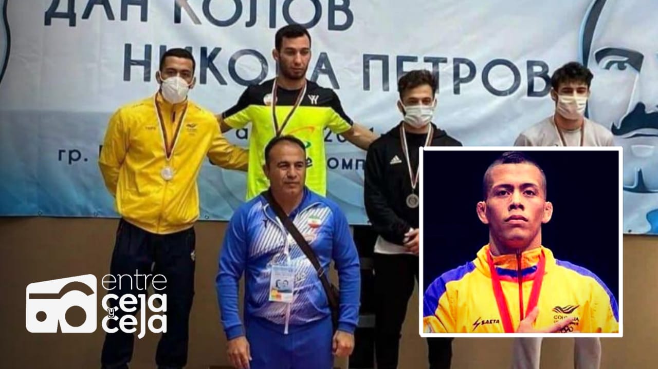 ¡Júbilo en La Ceja! Dicther Hans Toro ganó medalla de plata en Bulgaria.