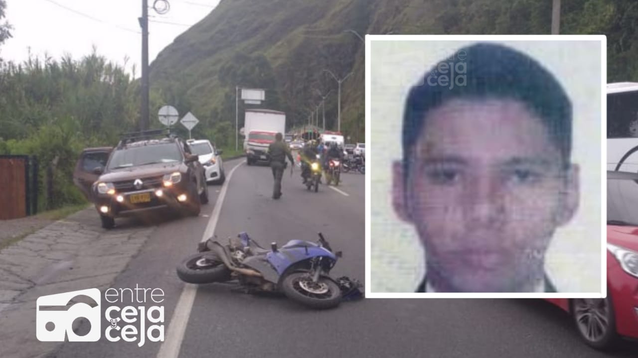 Tras chocar contra el separador, un motociclista falleció en la Medellín – Bogotá.