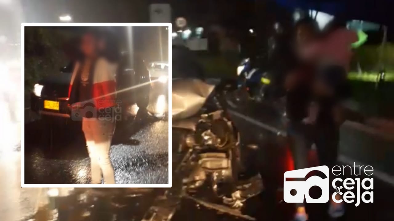 Borracho al volante causó aparatoso accidente de tránsito en Rionegro