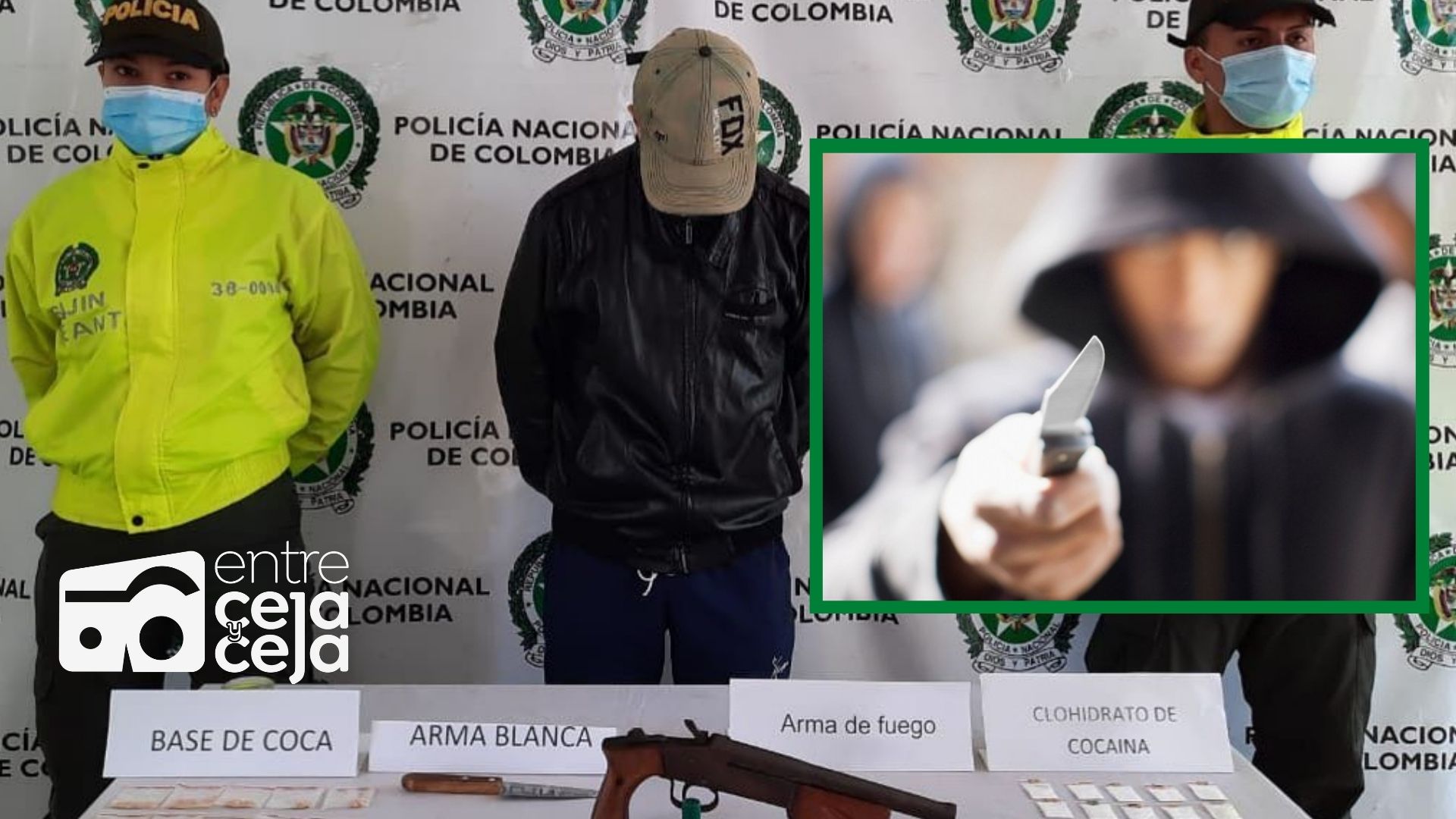 Capturaron a alias «Cuchillo», sindicado de tentativa de homicidio en La Ceja.