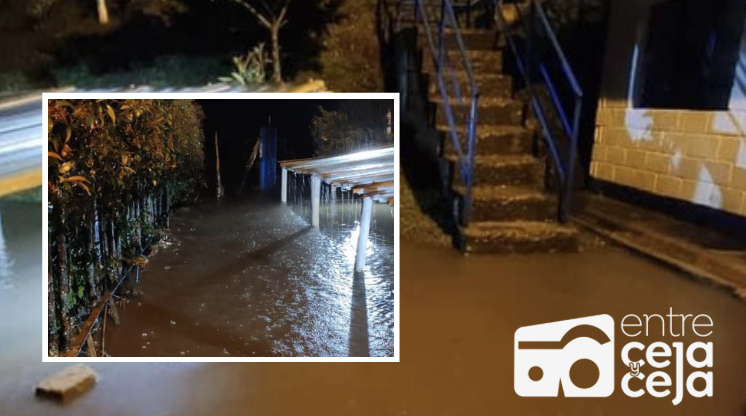 Por desbordamiento de quebrada, habitantes de Río Abajo- Los Pinos en Rionegro, recibirían el agua con turbiedad.