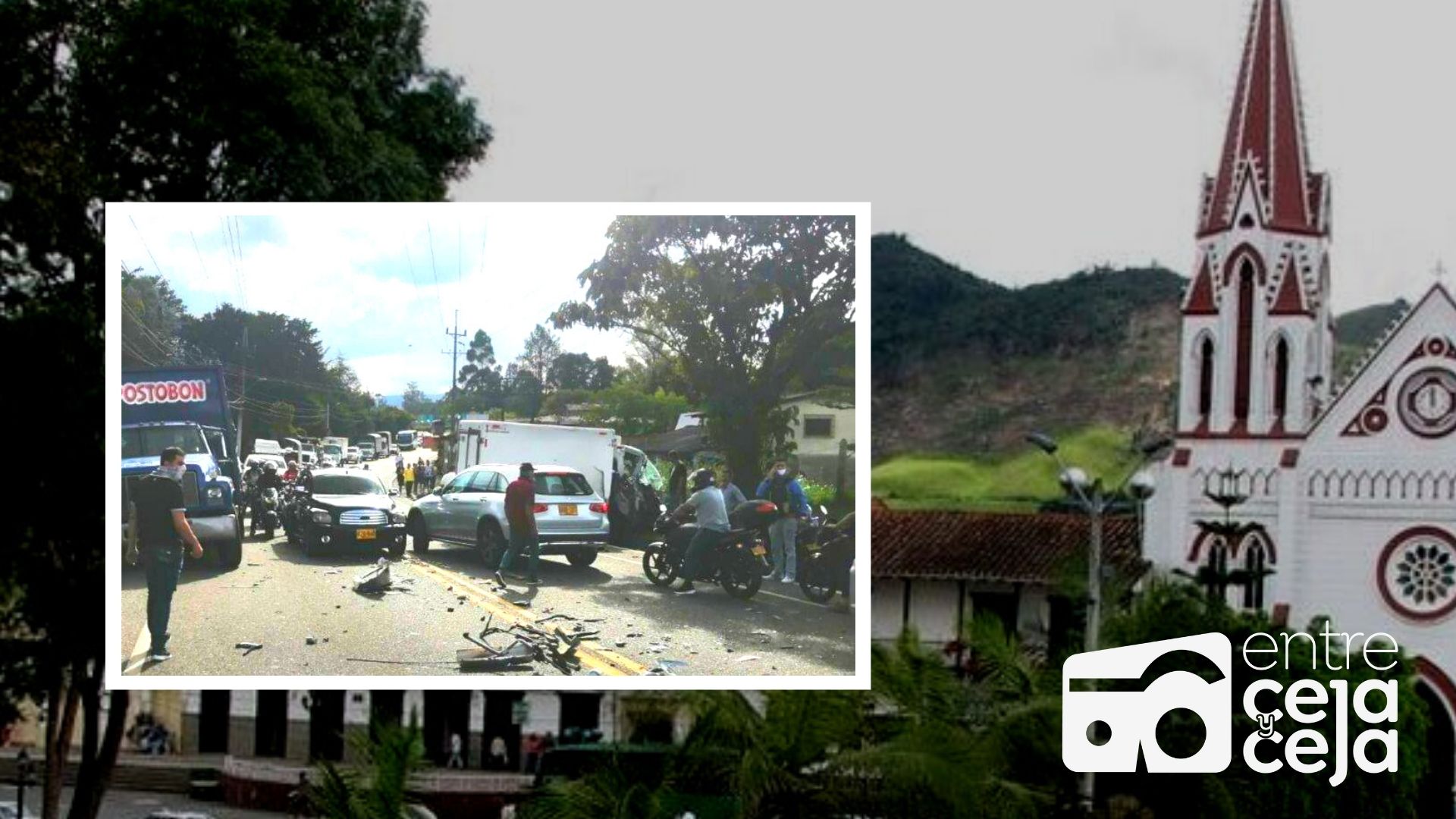 La Ceja: accidentes de tránsito dejaron 9 heridos en los últimos días.