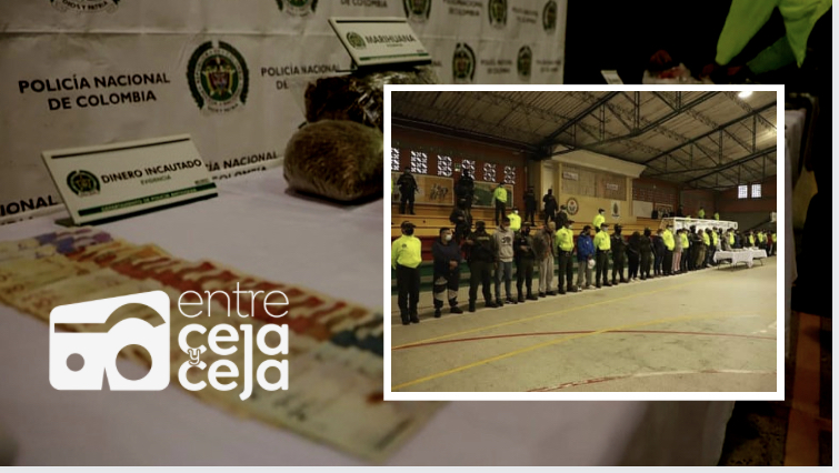 La Ceja: 20 personas capturadas en operativo contra el grupo delincuencial “Los Mesa”
