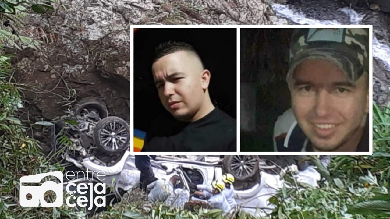 Grave accidente en Cocorná cobró la vida de un comerciante caleño y su conductor.