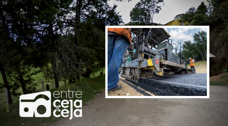 Pavimentación del último kilómetro de la vía de Rancho Triste – San José en La Ceja ya es un hecho.