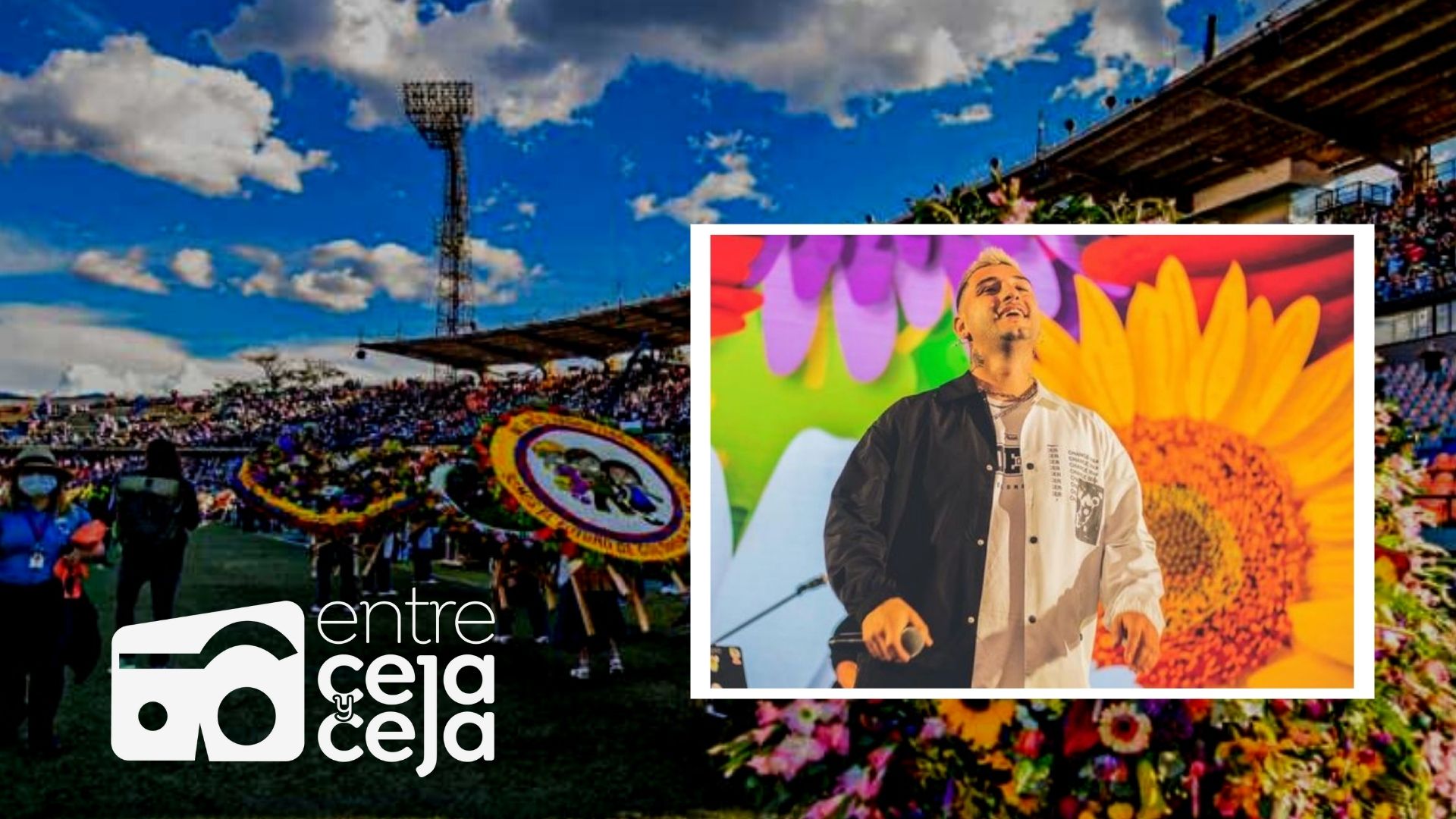 Heider González, el artista carmelitano que brilló en el cierre de la Feria de las Flores