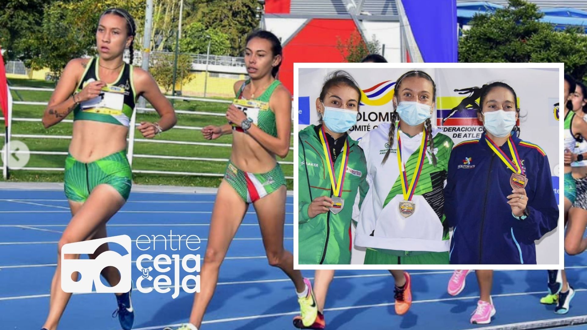 ¡Qué orgullo! La cejeña Estefanía Aristizábal, nuevamente ganó medalla de oro en nacional de atletismo.
