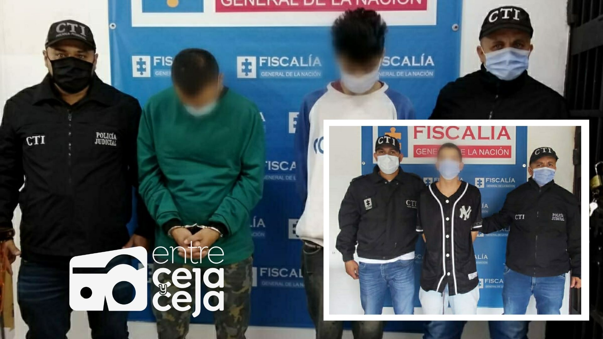 Capturan 3 personas que pertenecerían a «Los Pamplona» y así se esclarece un homicidio en Rionegro.