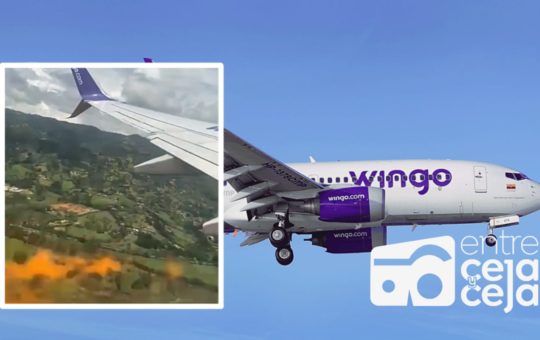 ¡Susto en las alturas! Avería mecánica de avión causó pánico en el aeropuerto de Rionegro.