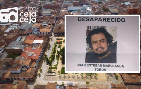 Buscan a estudiante de derecho desaparecido en La Ceja.