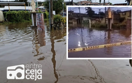 La Unión: tras fuertes lluvias, varios sectores amanecieron inundados.