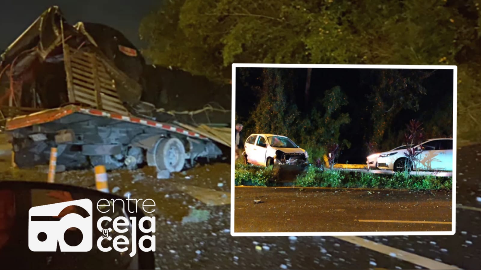 Grave Accidente: Un camión se quedó sin frenos en Palmas, murió una persona.