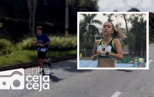 La Ceja: Estefanía Aristizábal fue segunda en los 10k de la Media Maratón de Rionegro.