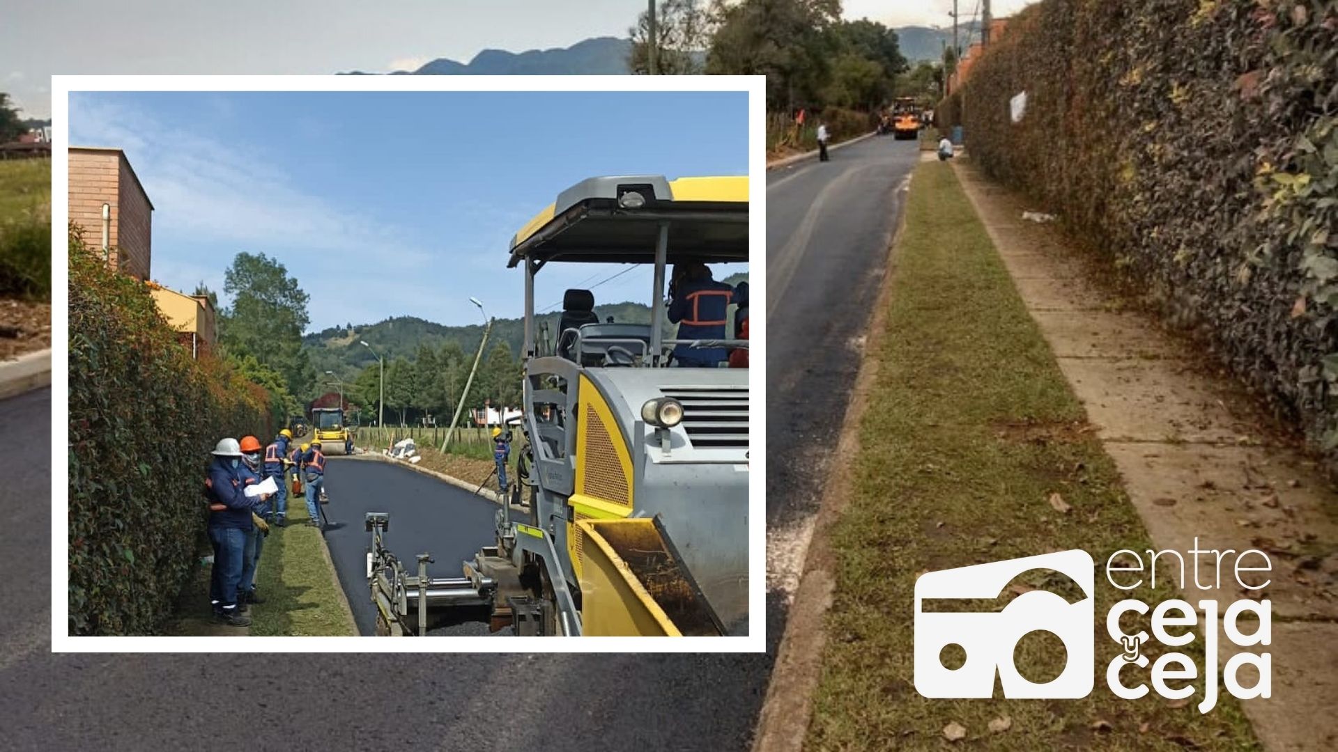 La Ceja: avanza pavimentación de la vía El Tambo – Payuco.