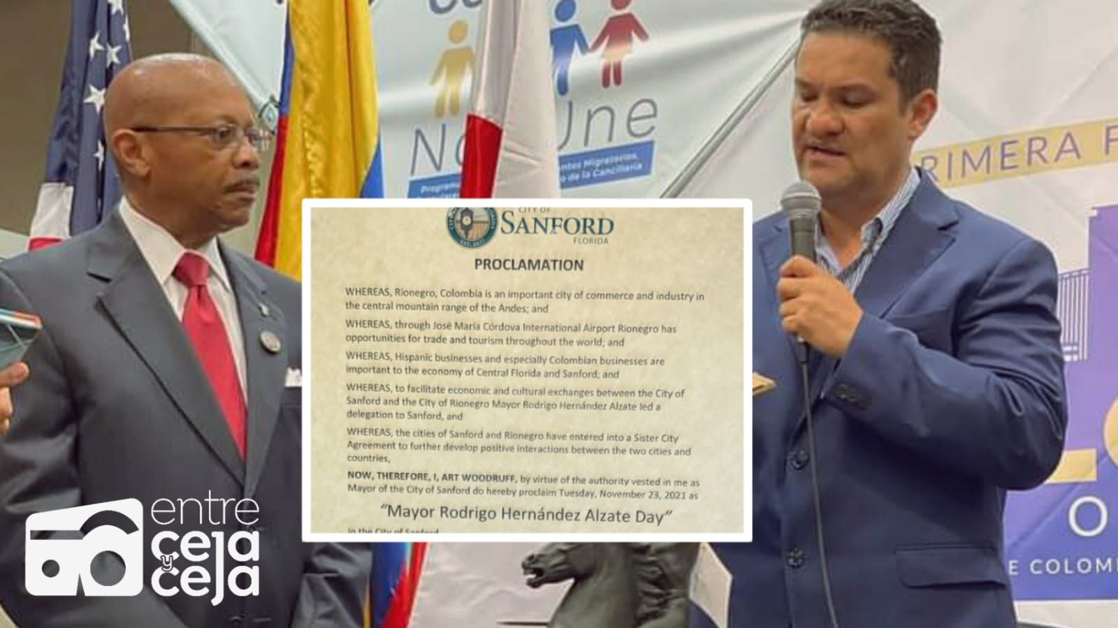 En Estados Unidos se celebrará cada año el día del alcalde Rodrigo Hernández.