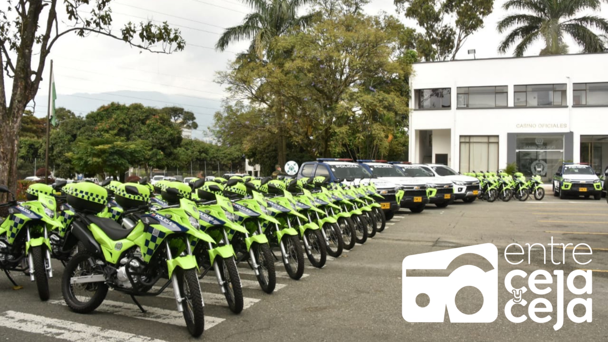 Varios municipios del Oriente recibirán equipos automotores para mejorar la capacidad de la Policía.