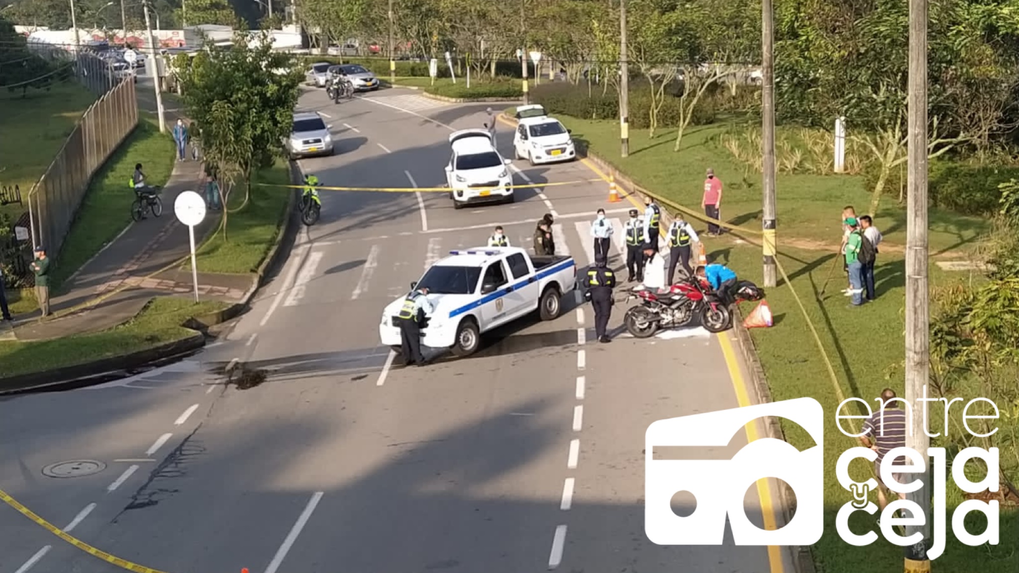 Adulta mayor murió al ser arrollada por una moto cerca al sector los colegios en Rionegro.
