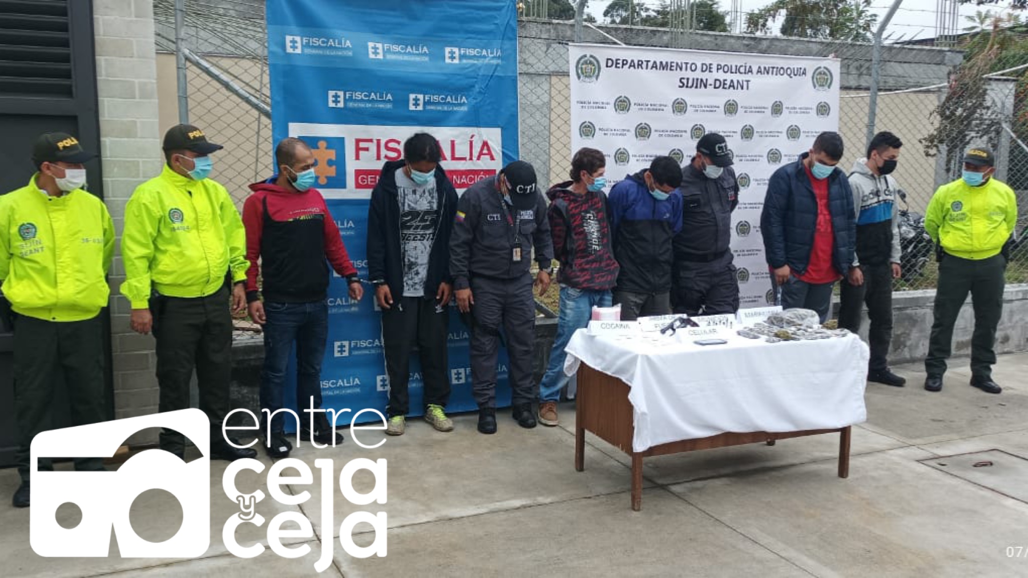 En la vereda Cabeceras de Rionegro lograron la captura de 6 integrantes del GDO Los del Alto.
