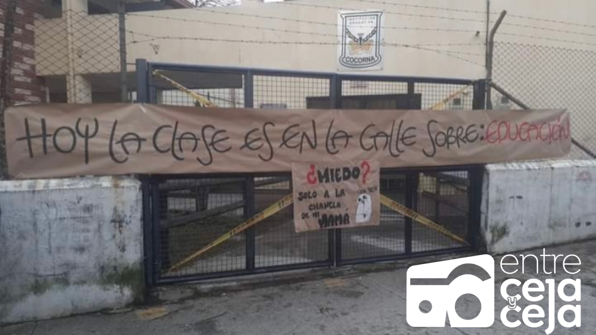 Estudiantes del colegio de Cocorná salieron a paro: luchan por una educación digna