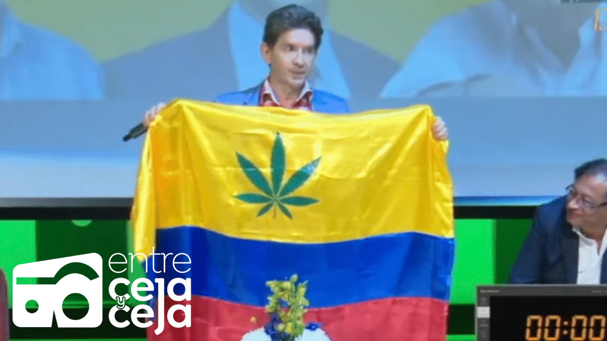Luis Pérez declararía la marihuana como “hoja nacional” y la incluiría en la bandera