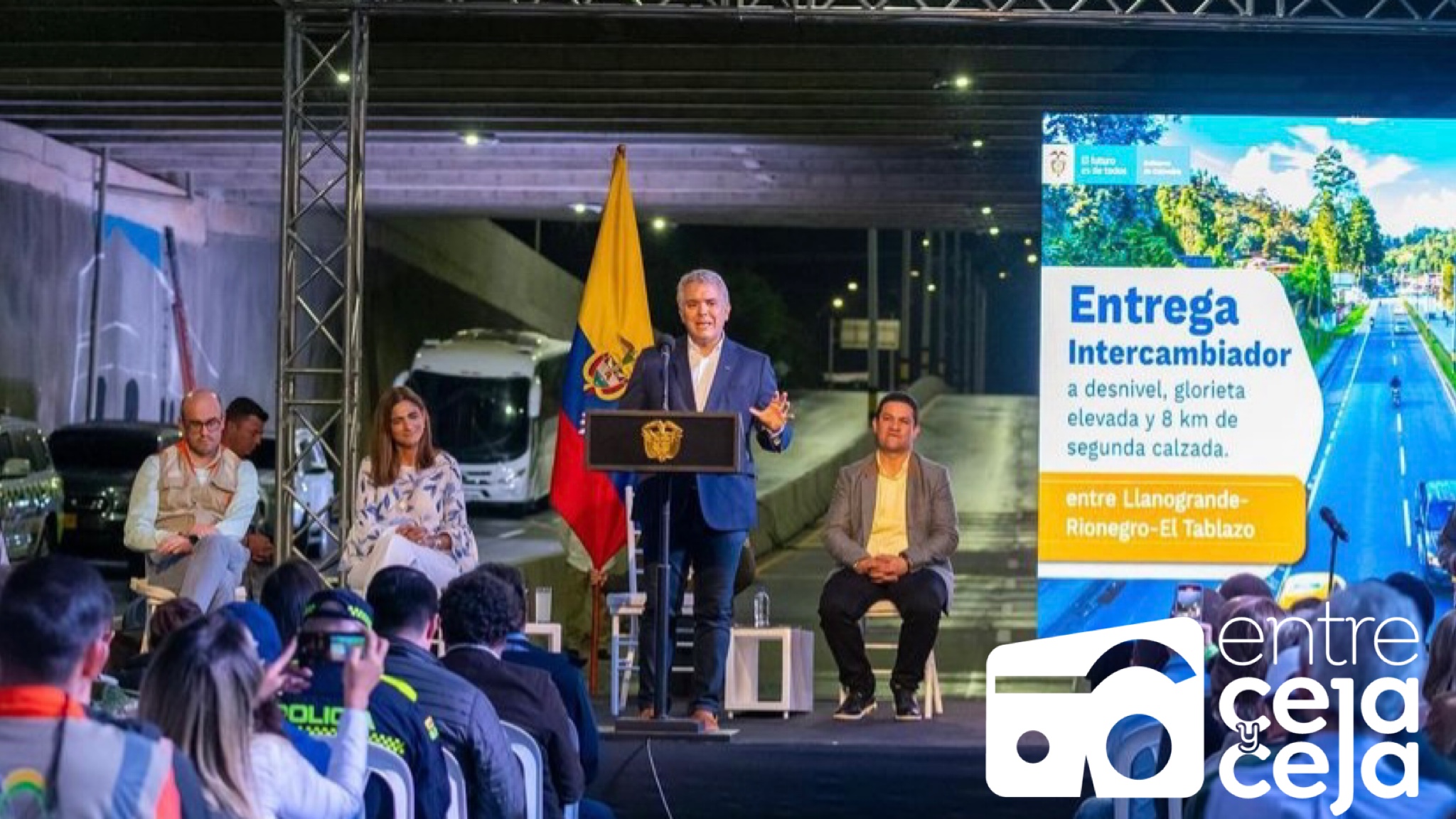 Rionegro: fue entregado oficialmente el intercambio vial Manuel Vicente Zuluaga