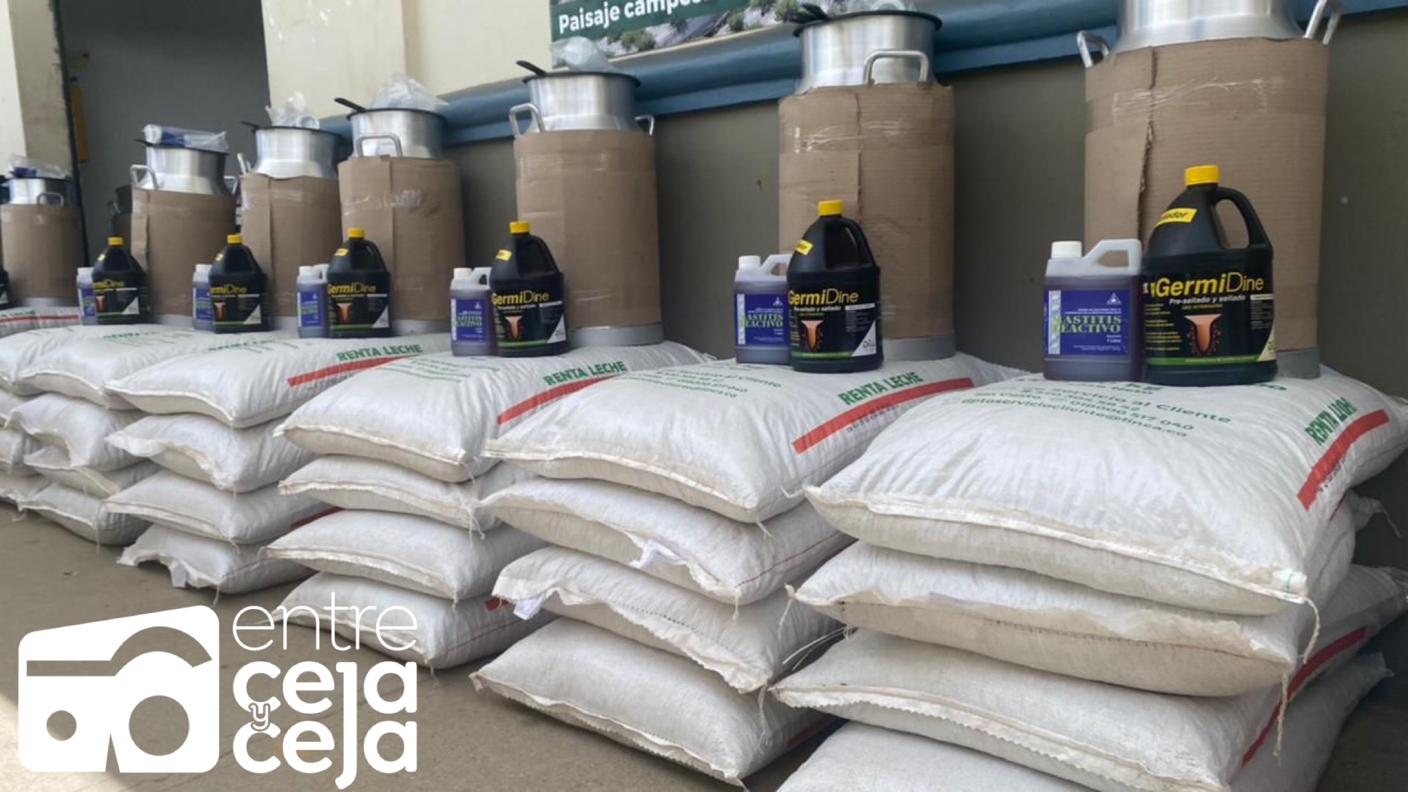 59 productores de leche de Marinilla recibieron kits con insumos agropecuarios