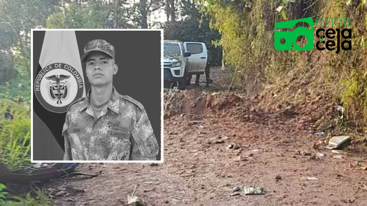 Soldado de Cocorná lo mataron en Frontino en ataque terrorista