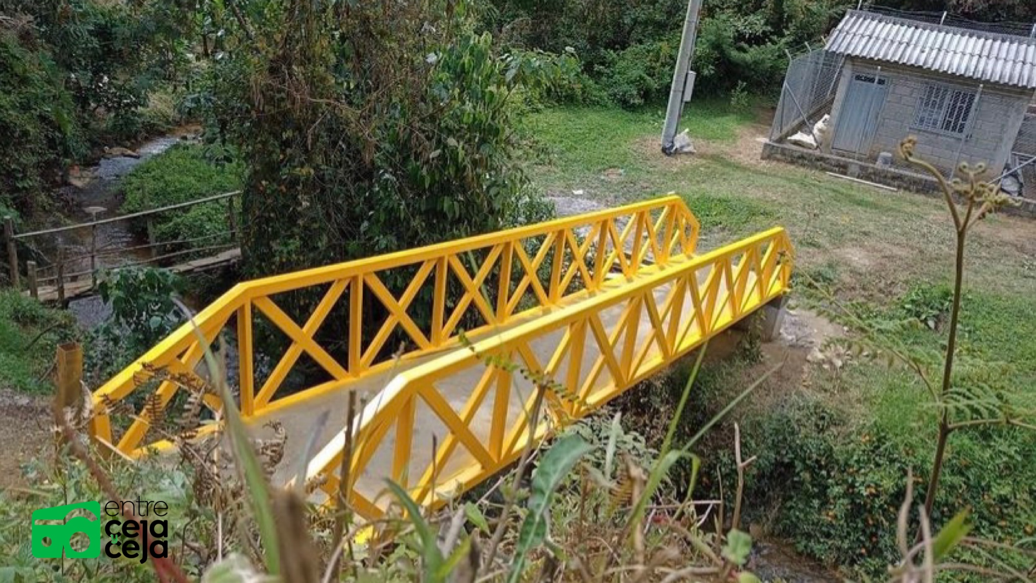 En El Retiro entregaron nuevos puentes peatonales para mejorar la seguridad en la zona rural