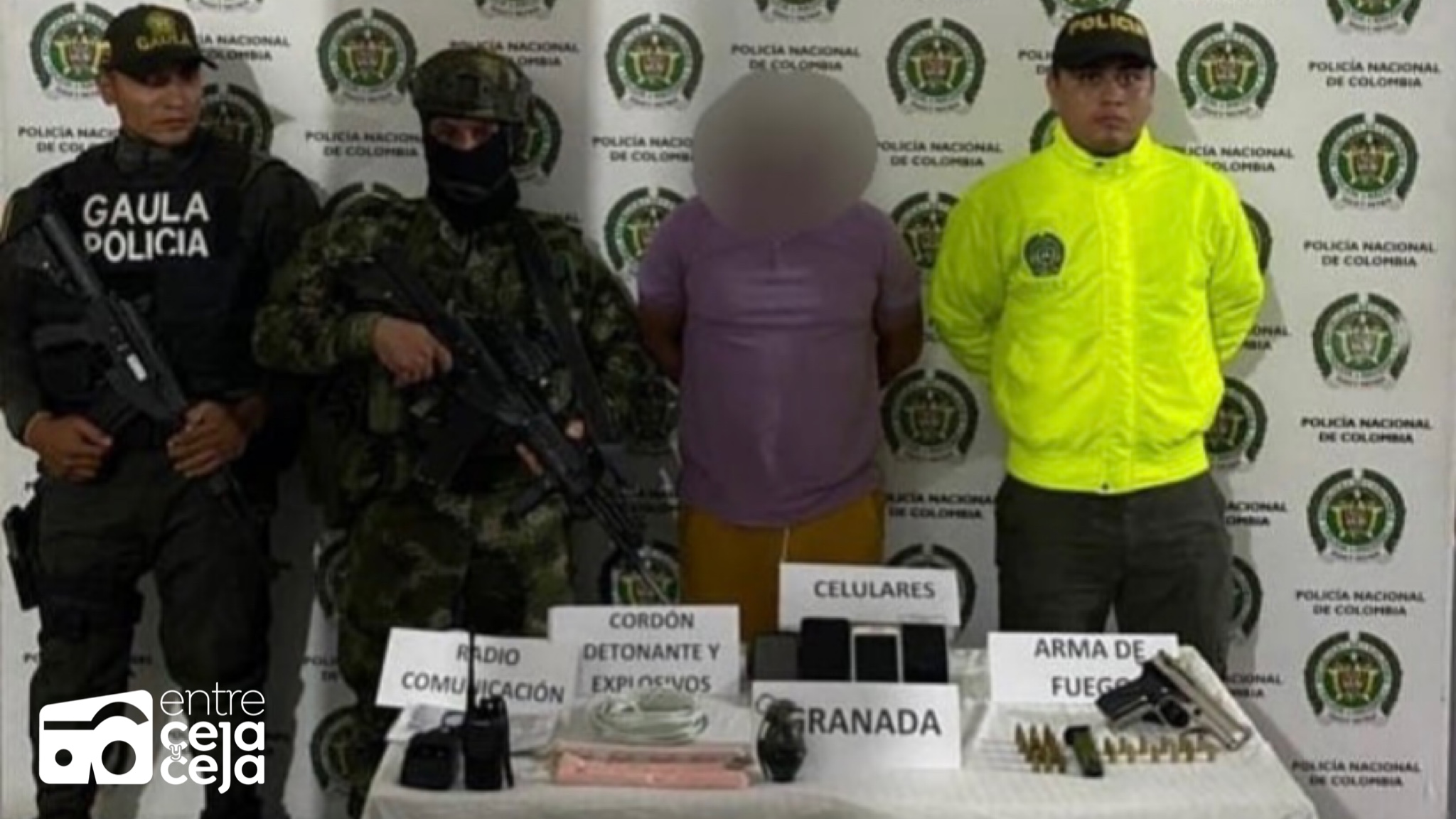 Capturan al presunto responsable de la emboscada a la fuerza pública en Cañasgordas