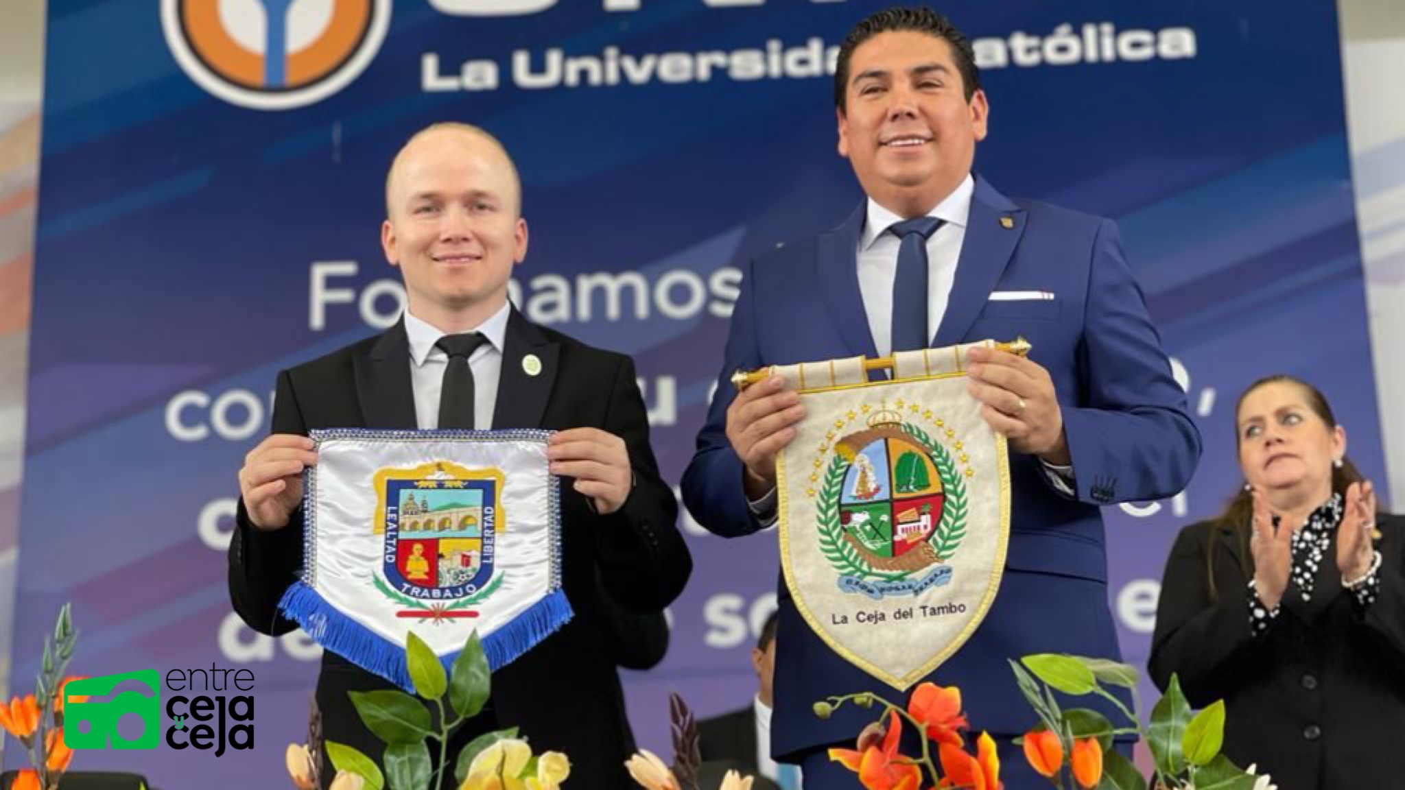 La Ceja realizó la firma histórica de su primer hermanamiento internacional con México