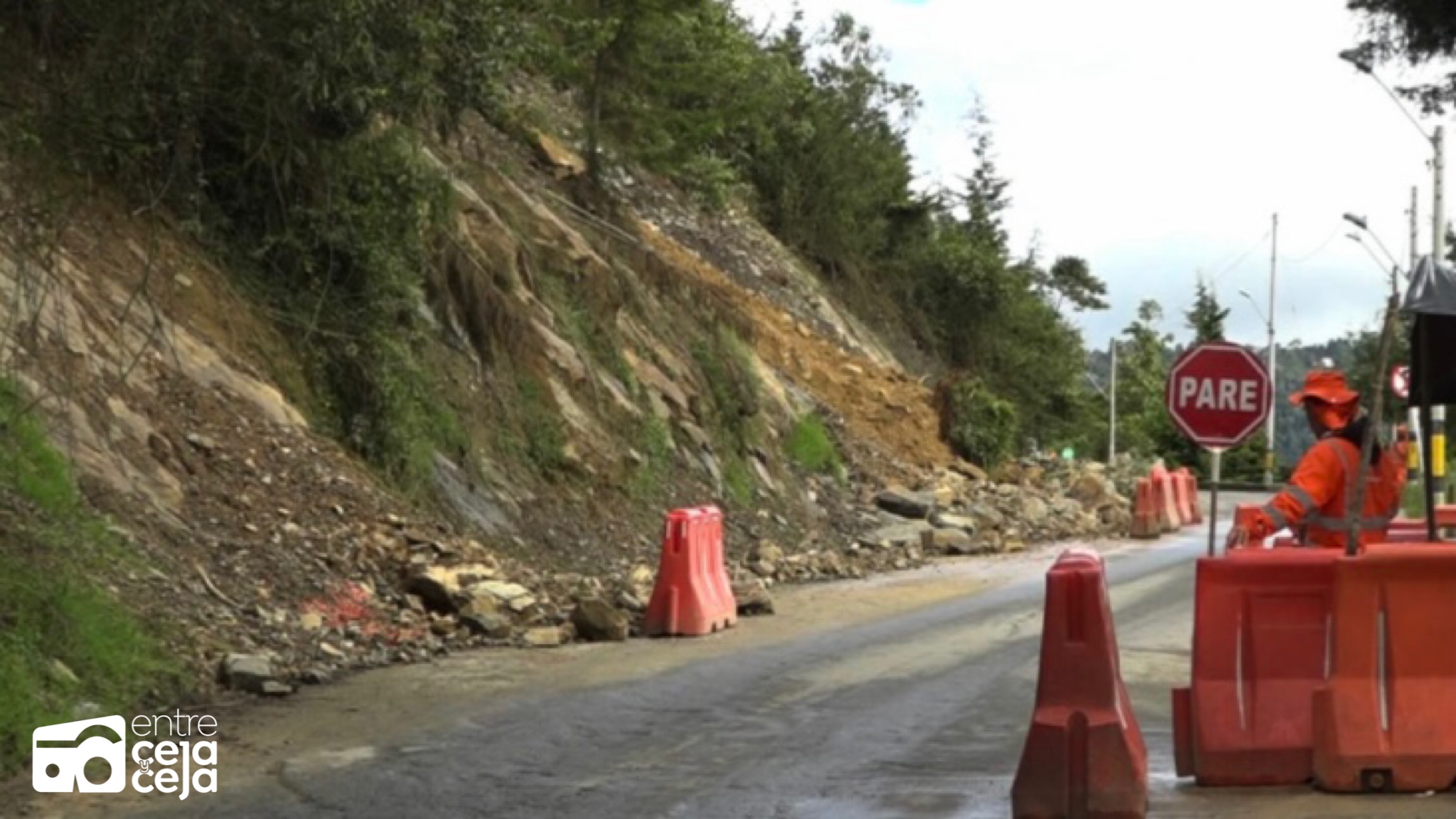 Por trabajos de mitigación, la vía Santa Elena estará cerrada desde este 14 de junio