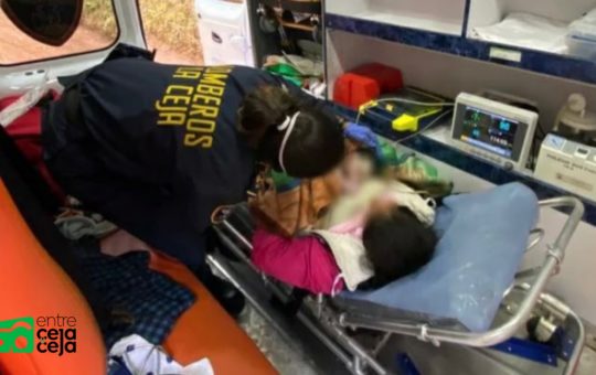 La Ceja: Una mujer dio a luz dentro de uno de los carros de bomberos de la localidad