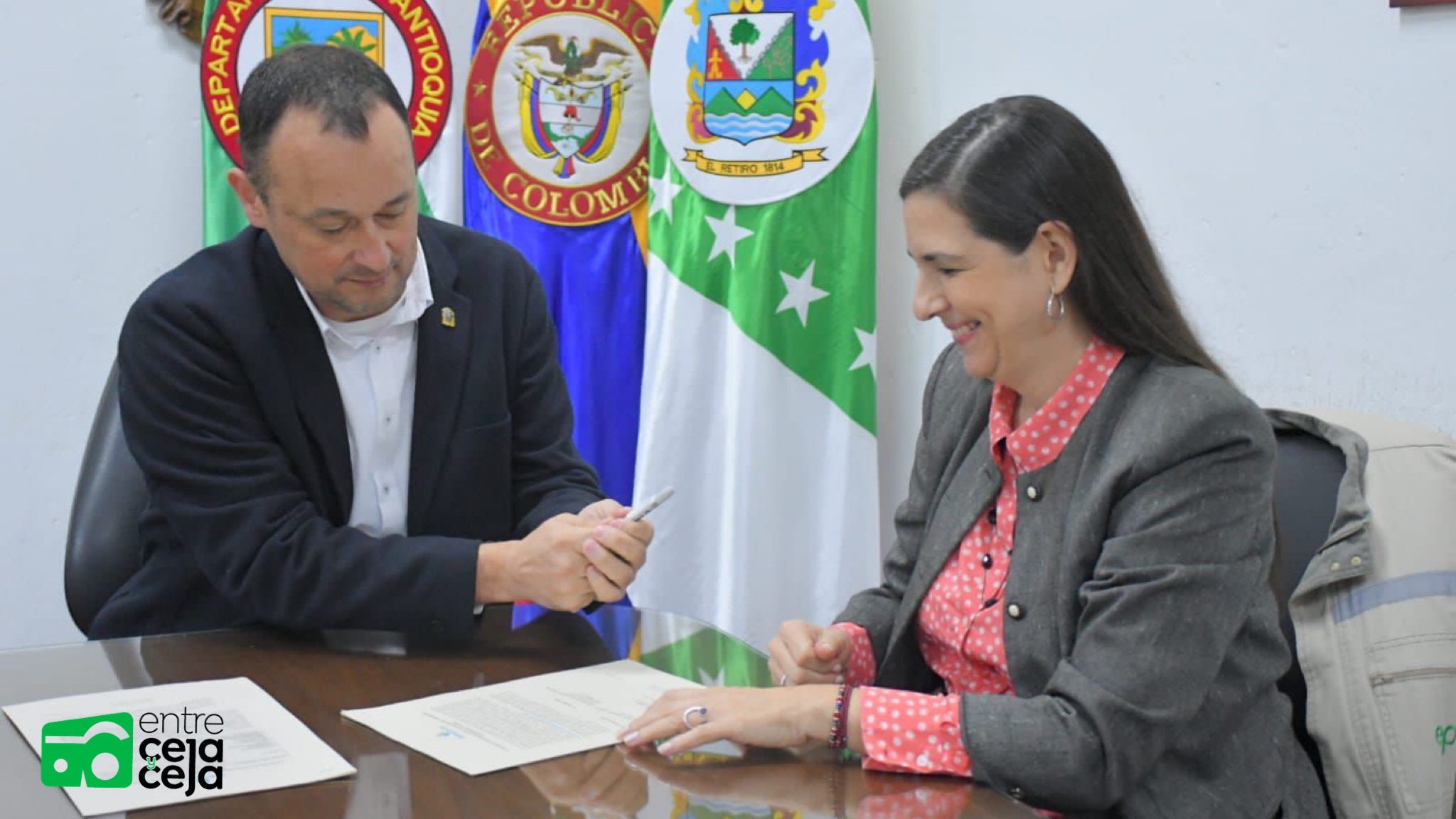 El Retiro y la corporación Cuencaverde oficializan alianza para la protección del medio ambiente