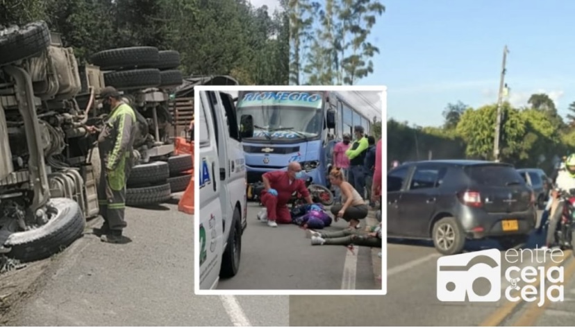 Más de 2.800 accidentes y 25 muertos ha dejado en los últimos meses la accidentalidad vial en Rionegro