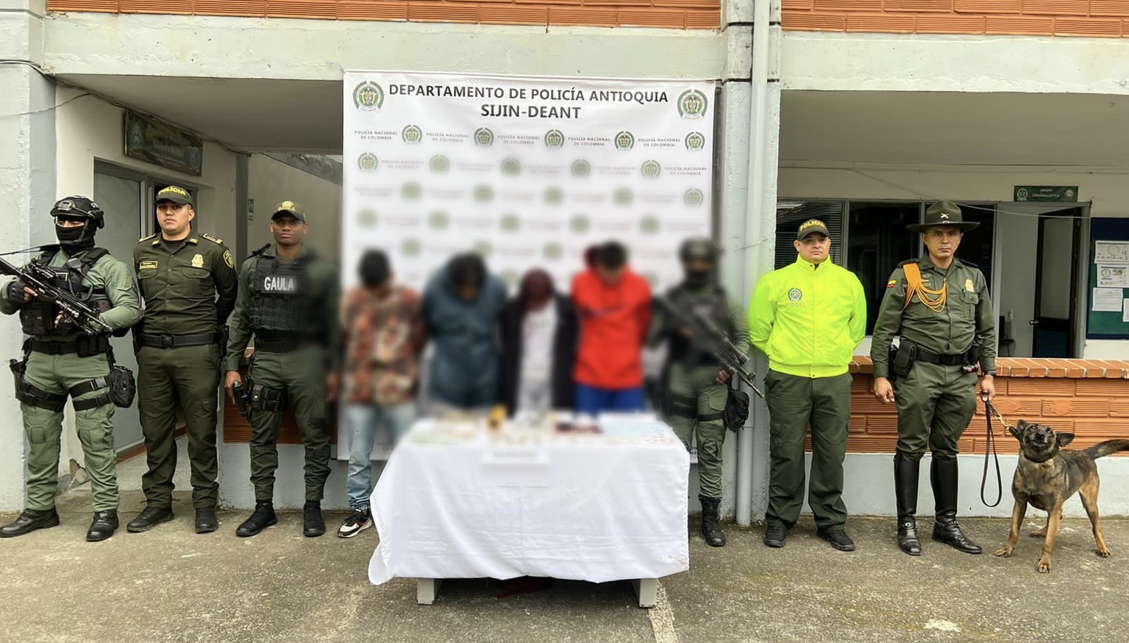 Rionegro: Capturan a 4 presuntos integrantes del Grupo Delincuencial “Los del Alto II”