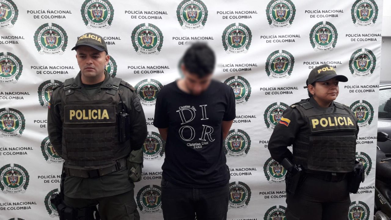 Policía de El Carmen capturó a hombre que estaba extorsionando una familia